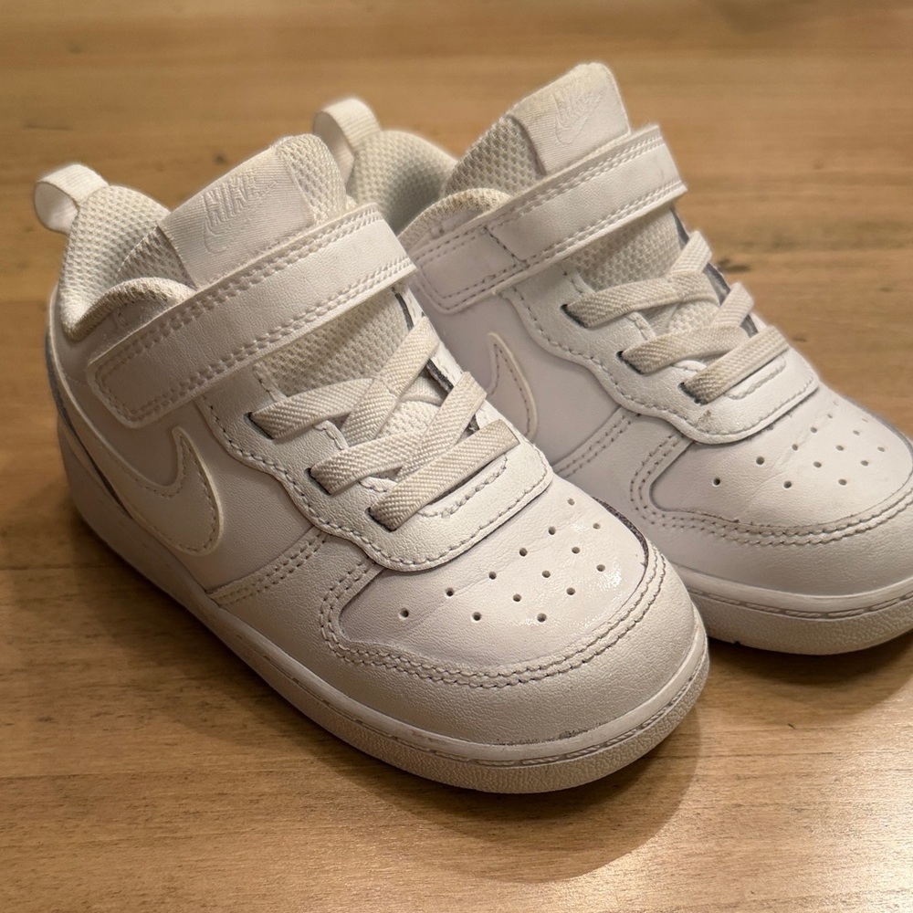 Nike Kids All-White Sneakers